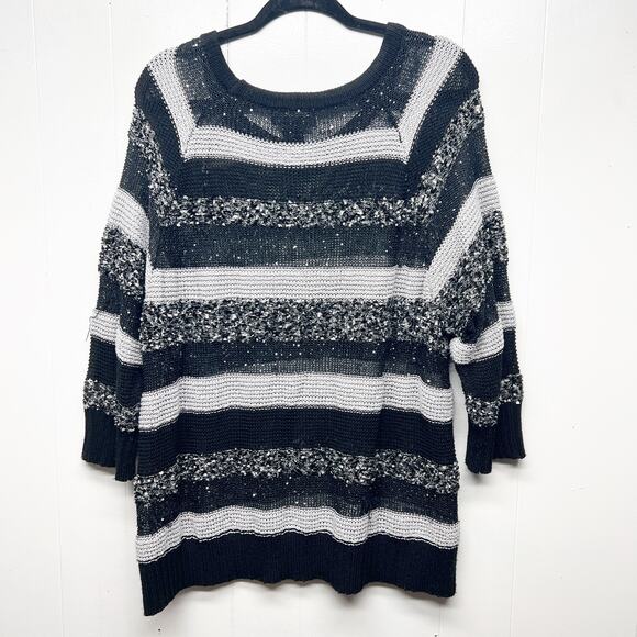 INC International Concepts Womens Sweater Size 3X Sequin Party Event Evening - Picture 6 of 11